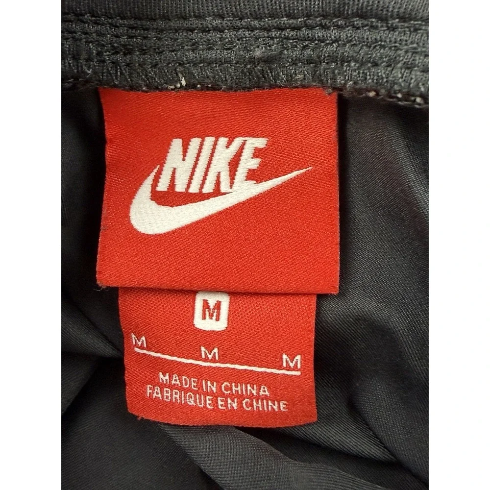 Nike Sportswear Bonded Tech Black Skirt High Waisted Zip Pocket Womens M Golf